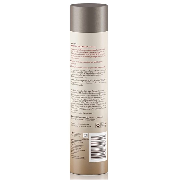 Aveeno Nourish+ Volumize Lightweight Conditioner, 10.5 fl. oz - Picture 4 of 7